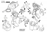 Bosch 3 601 J09 400 Gds 14,4 V Impact Wrench 14.4 V / Eu Spare Parts